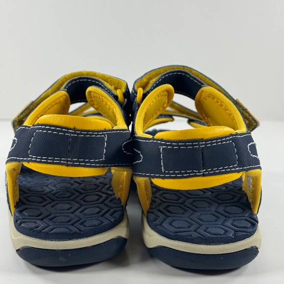 Timberland Adventure Seeker Boys Navy Yellow Sandals A5798 Size 2 US - Picture 10 of 12